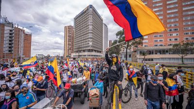 Erneut Massenproteste gegen Präsident Duque in Kolumbien