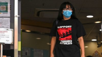 Hongkonger Demokratie-Aktivistin Chow erneut festgenommen