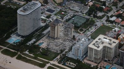 Verbleib von 99 Menschen nach Teil-Einsturz von Hochhaus in Florida weiter unklar