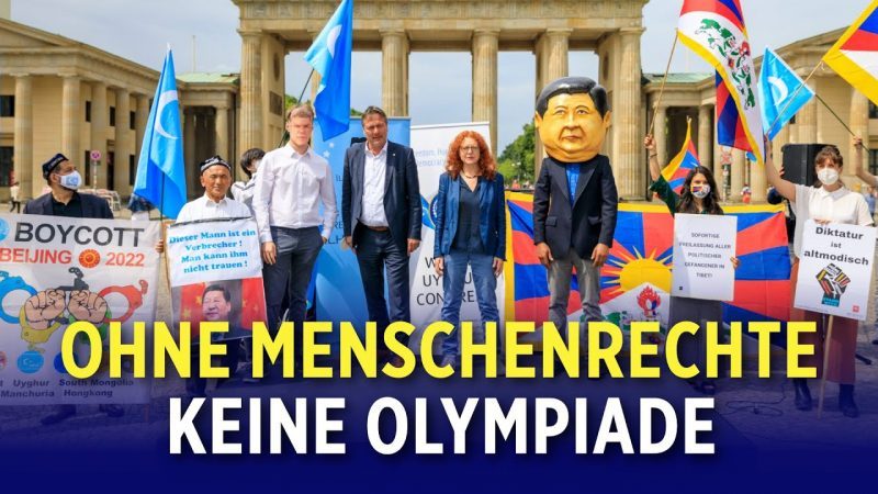 Weltweite Proteste gegen Winterolympiade 2022 in Peking