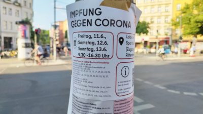 Hotspot-Impfungen in Berlin wenig erfolgreich