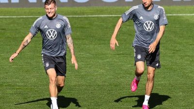 Kroos und Musiala wieder im Training – 21 Spieler dabei