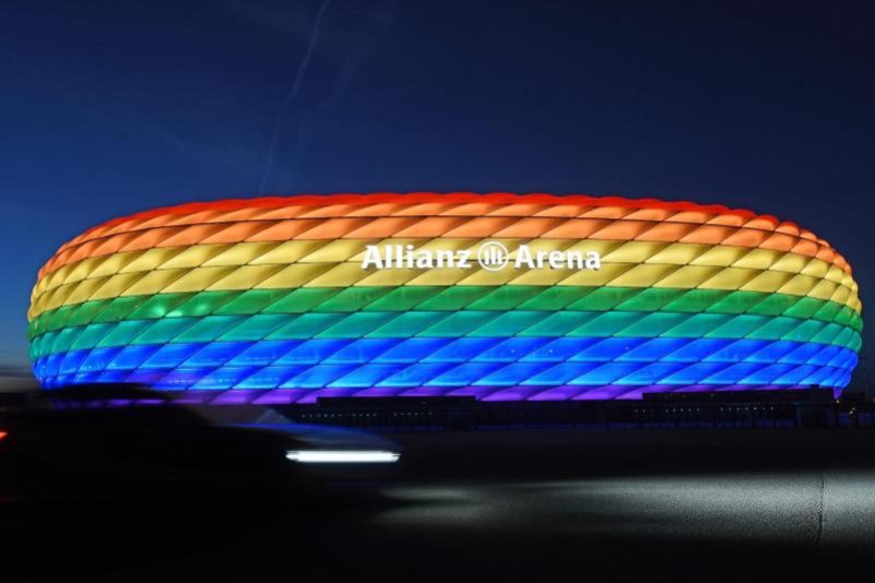 Regenbogen-Beleuchtung: UEFA lehnt Antrag für München ab – nun wollen andere Stadien Zeichen setzen