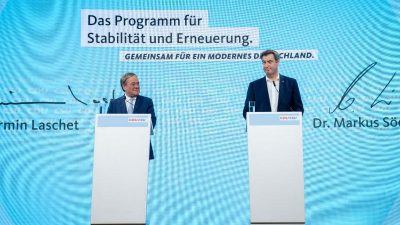Grüne und SPD kritisieren Unions-Wahlprogramm: „zukunftsvergessen, unsozial und unsolide“