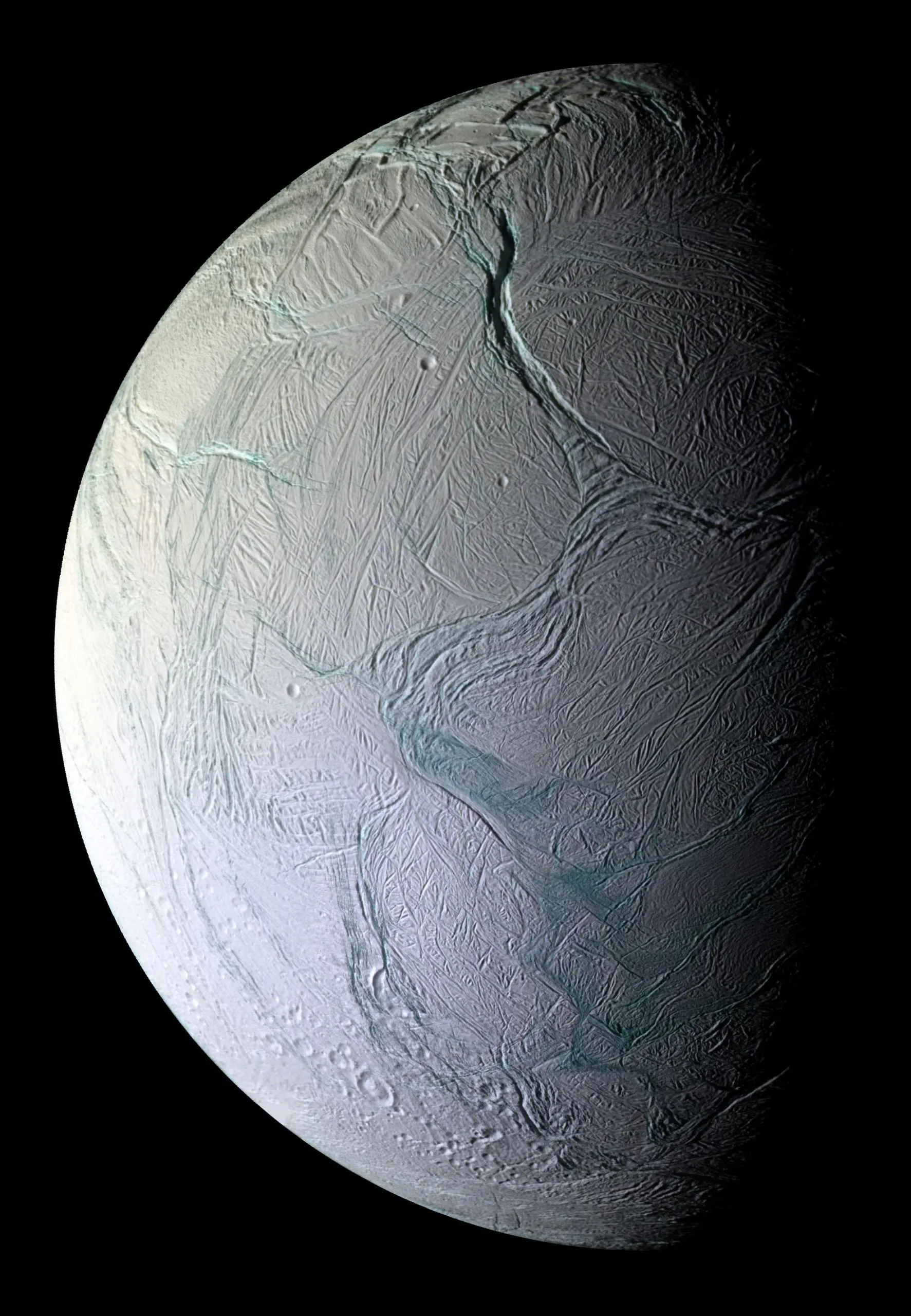 Satellitenbild von Enceladus