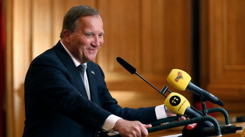 Löfven erneut zum schwedischen Regierungschef gewählt