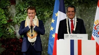 Atombomben-Versuche: Macron gesteht Frankreichs Schuld gegenüber Polynesien ein