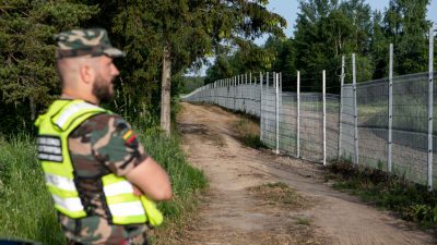 Ukraine schickt Stacheldraht zur Grenzsicherung nach Litauen