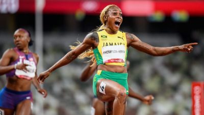 Thompson-Herah läuft über 100 Meter neuen Olympia-Rekord