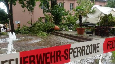 Erneute Unwetter sorgen in Teilen Deutschlands für Chaos