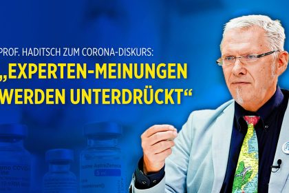 Prof. Haditsch im Exklusiv-Interview: „Die Zukunft von Corona wird politisch entschieden“