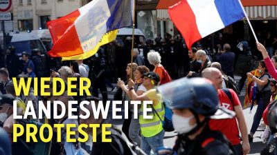 Frankreich: Franzosen protestieren erneut gegen Gesundheitspass