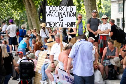 Londoner protestieren erneut gegen Impfpass-Einführung