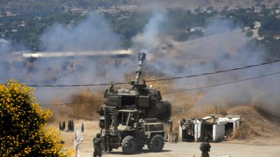 Israel reagiert auf Raketenbeschuss aus dem Libanon mit Artilleriefeuer