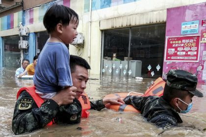21 Tote bei heftigen Regenfällen in Zentralchina