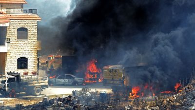 Zahlreiche Todesopfer bei Explosion von Treibstofftank im Libanon