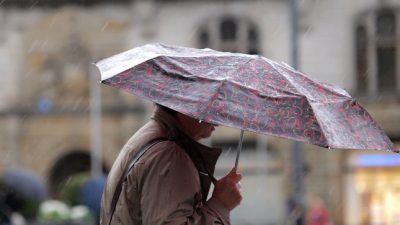 Wetterdienst warnt vor Dauerregen im Osten Deutschlands