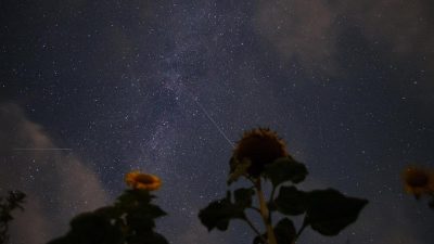 Feuerwerk kosmischer Teile – Perseiden verglühen am Himmel