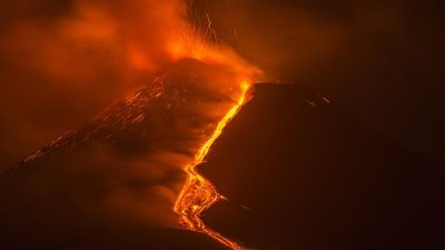 Vulkan Ätna auf Sizilien gewachsen