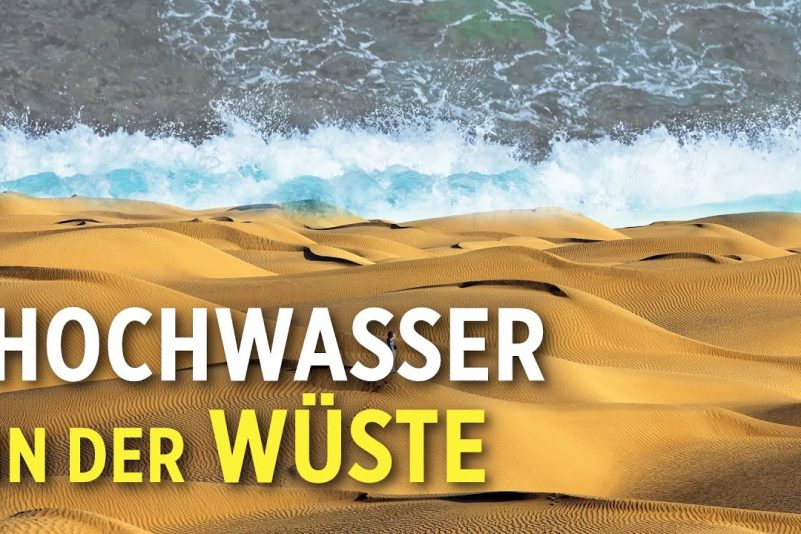 Überschwemmung: Chinas größte Wüste steht unter Wasser