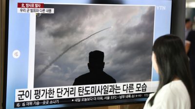 USA fordern Nordkorea erneut zum Einstellen von Raketentests auf