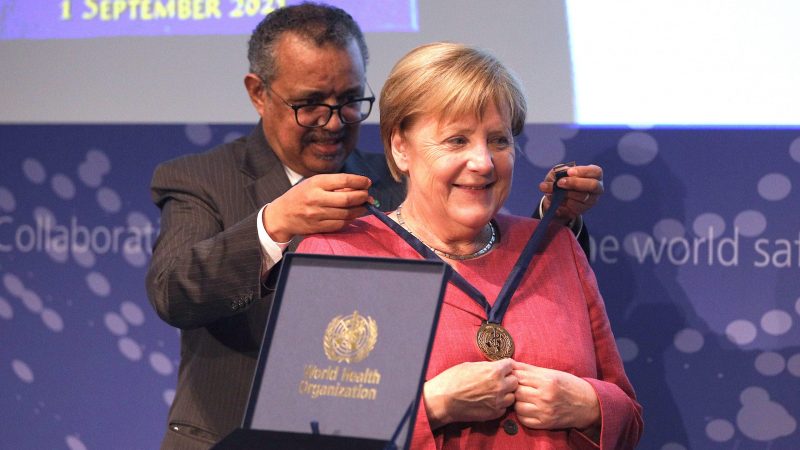 Merkel und WHO-Chef eröffnen globales Pandemie-Frühwarnsystem in Berlin