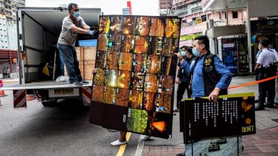 Polizei in Hongkong durchsucht Tiananmen-Museum