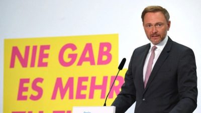 FDP-Chef kritisiert Steueraussagen von SPD und Grünen