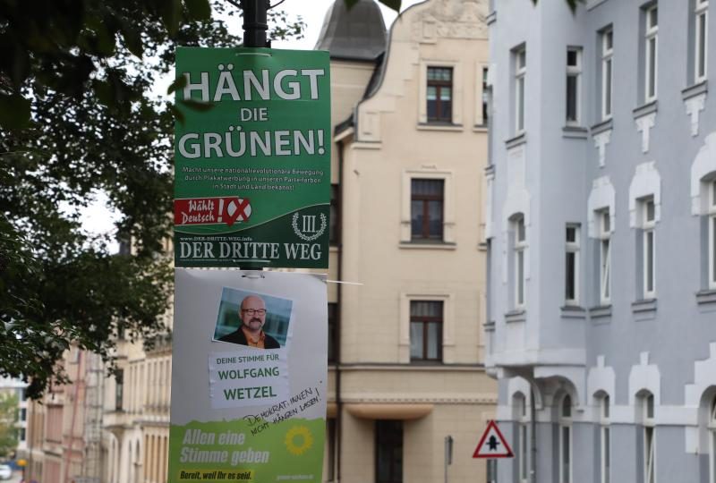 "Hängt die Grünen" Plakate nun auch in Sachsen verboten