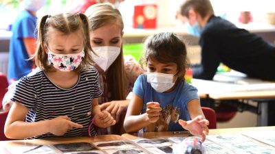 Lehrerverband gegen Lockerungen bei Maskenpflicht in Schulen