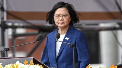 Taiwans Präsidentin fordert Ende der „militärischen Abenteuerpolitik“ Chinas