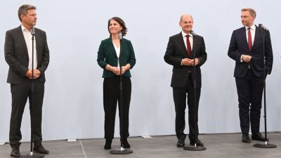 SPD, Grüne und FDP empfehlen Koalitionsverhandlungen im Bund
