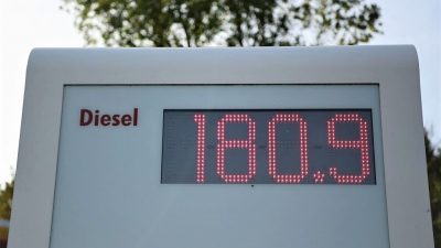 Diesel im Oktober so teuer wie nie