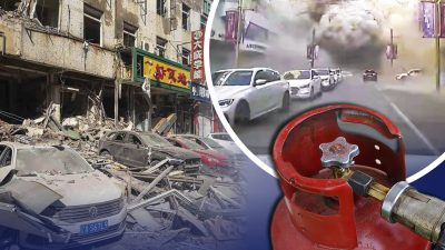 Gasexplosion erschüttert chinesische Metropole