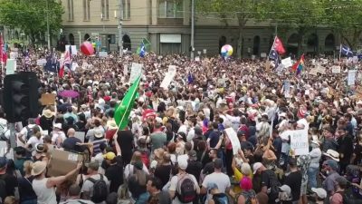 Massenproteste in Melbourne gegen neues Pandemie-Gesetz
