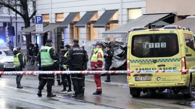 Norwegen: Polizei erschießt Messer-Angreifer in Oslo
