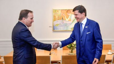 Schwedens Ministerpräsident Löfven legt sein Amt nieder