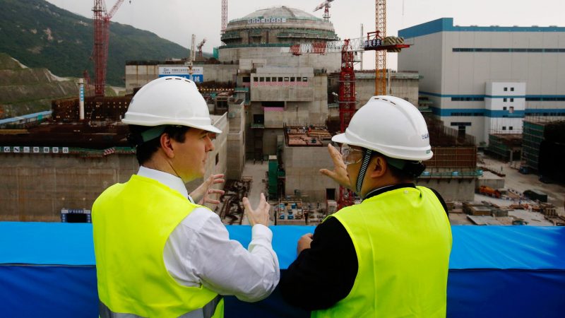 Auf der Baustelle eine Kernkraftwerks in Taishan, China. Foto: Bobby Yip/Getty Images