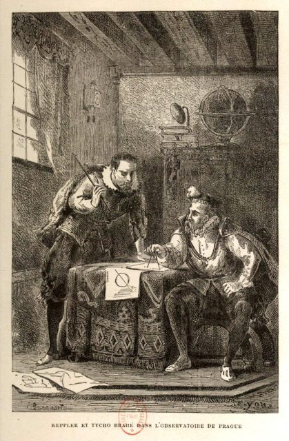 Johannes Kepler und Tycho Brahe