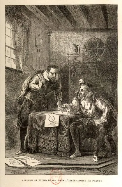 Johannes Kepler und Tycho Brahe