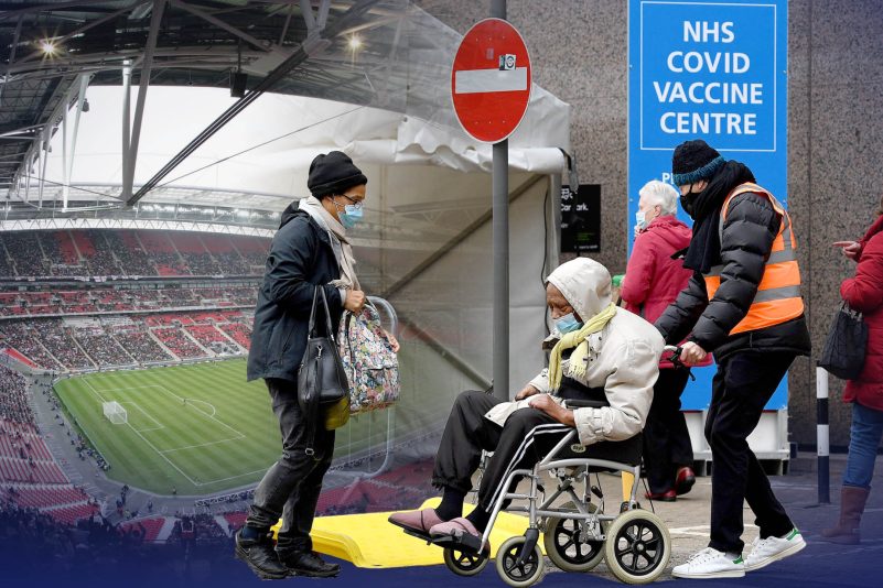 Wembley wird zum Impfzentrum – Immer mehr Spielabsagen im Fußball
