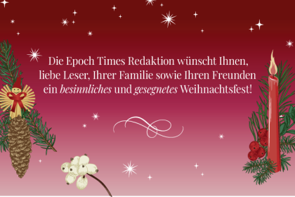 Weihnachten – das Fest der Liebe