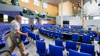 Ampelkoalition setzt Änderung der Sitzordnung im Bundestag durch