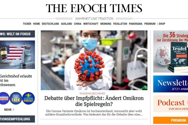 Bildschirmfoto epochtimes.de