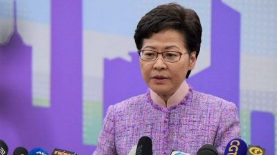 EU-Parlament fordert Sanktionen gegen Hongkongs Regierungschefin Carrie Lam