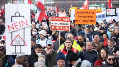 Nehammer: Trotz anhaltender Proteste wird die Impfpflicht kommen