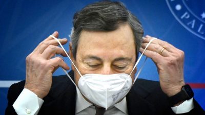 Draghi macht Ungeimpfte für die „meisten Probleme“ in Italien verantwortlich