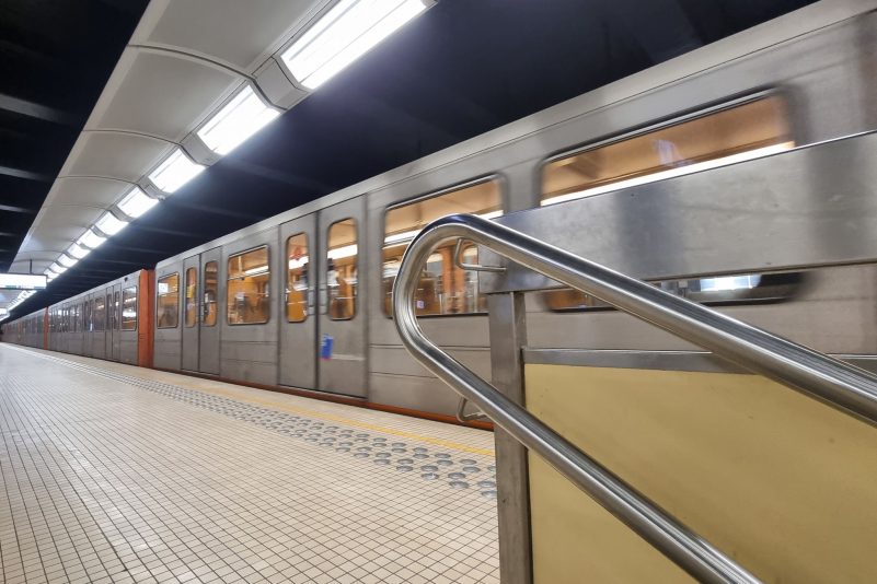 Der Schauplatz des Verbrechens: die U-Bahn-Station «Rogier» in Brüssel.