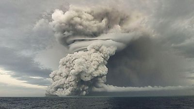 Vulkan in Tonga: Insel sendet Notsignal – Schiffe entsendet