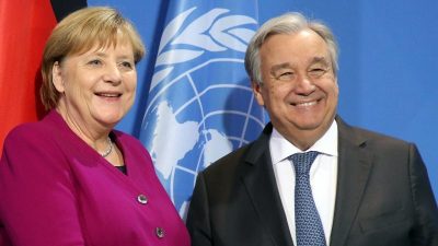 UN-Chef Guterres will Ex-Kanzlerin Merkel für UN einspannen
